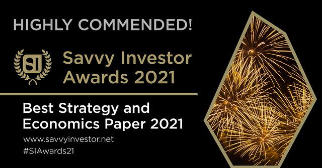 International - News - Savvy Best Strategy and Economics Paper - Highly Commended